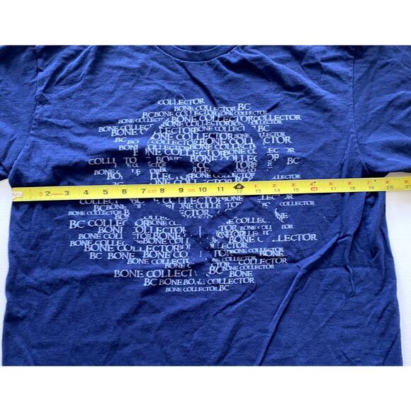 Vintage Bone Collector Graphic T-Shirt in Navy Size Large Y2K - Picture 5 of 7